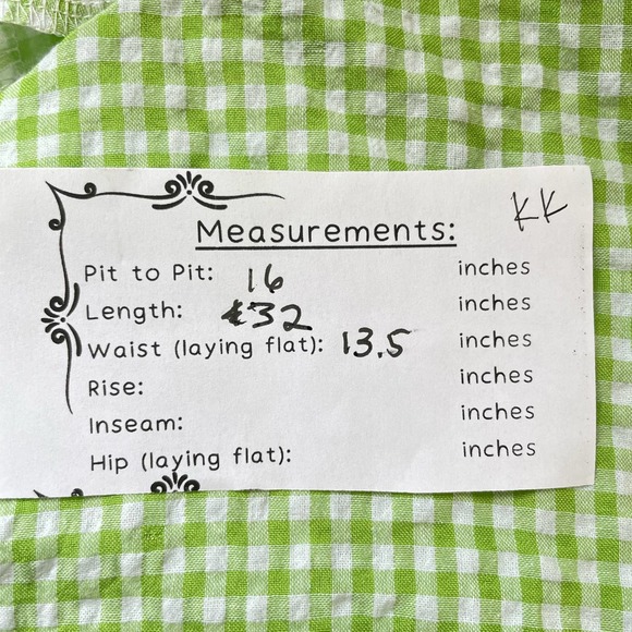 Women's Pretty Little Thing Gingham Y2k Dress Mini sz. 6 #KK - Picture 10 of 10